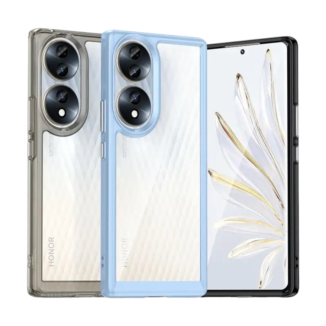 Transparente Silikon/Plastik Hülle/Case mit buntem Rahmen für Huawei Pura 70, 70 Pro, 70 Ultra, P60 Pro, P50, P50 Pro, P40, P40 Pro, P40 Lite, P30, P30 Lite, P30 Pro, P20, P20 Pro, P20 Lite, Mate 60 Pro, 50 Pro, 40 Pro, Nova 12s, 12i, 12 SE | ZITOCASES®