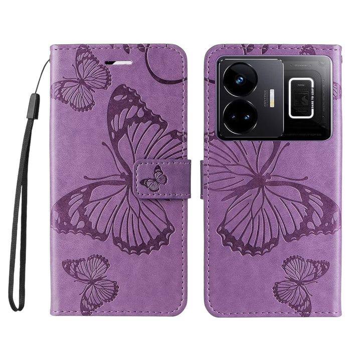 Schmetterling Motiv Kunstleder Klapp Hülle/Flip Case für Realme Narzo-Serie | ZITOCASES®