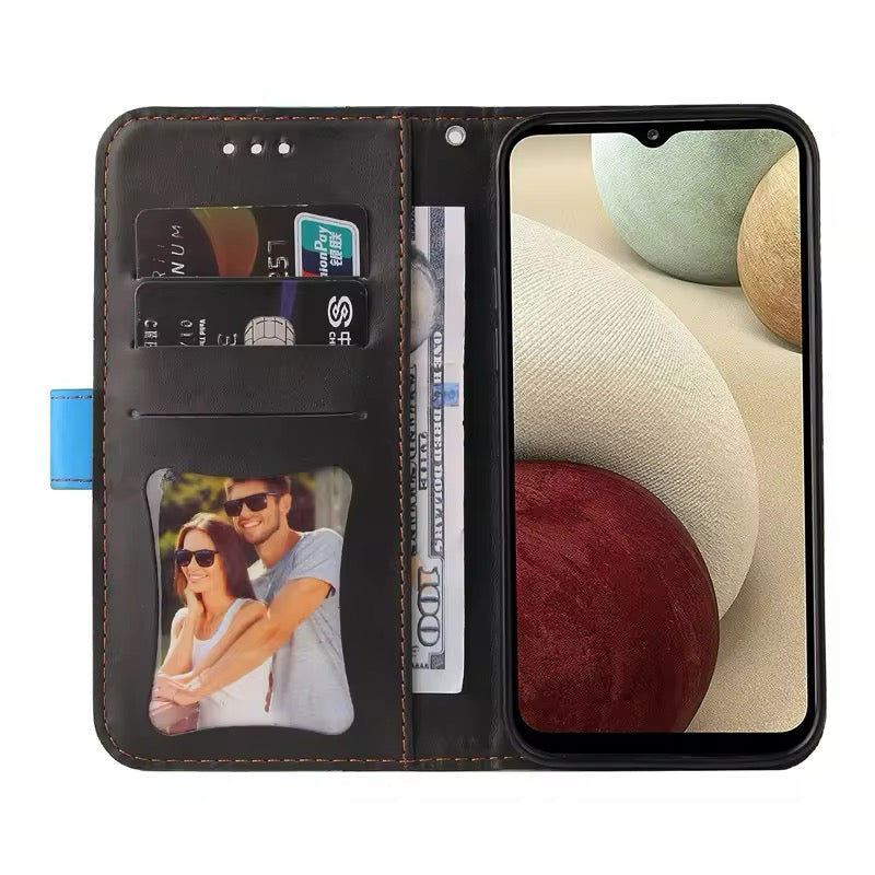 Zweifarbige Kunstleder Klapp Hülle/Flip Case für Realme GT, Narzo, X, C-Serie | ZITOCASES®