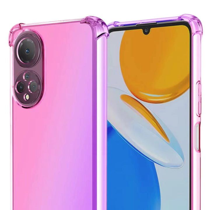 Transparente/Regenbogen Silikon Hülle/Case zum Umhängen (Inkl. Kordel) für Oppo Find X-Serie | ZITOCASES®