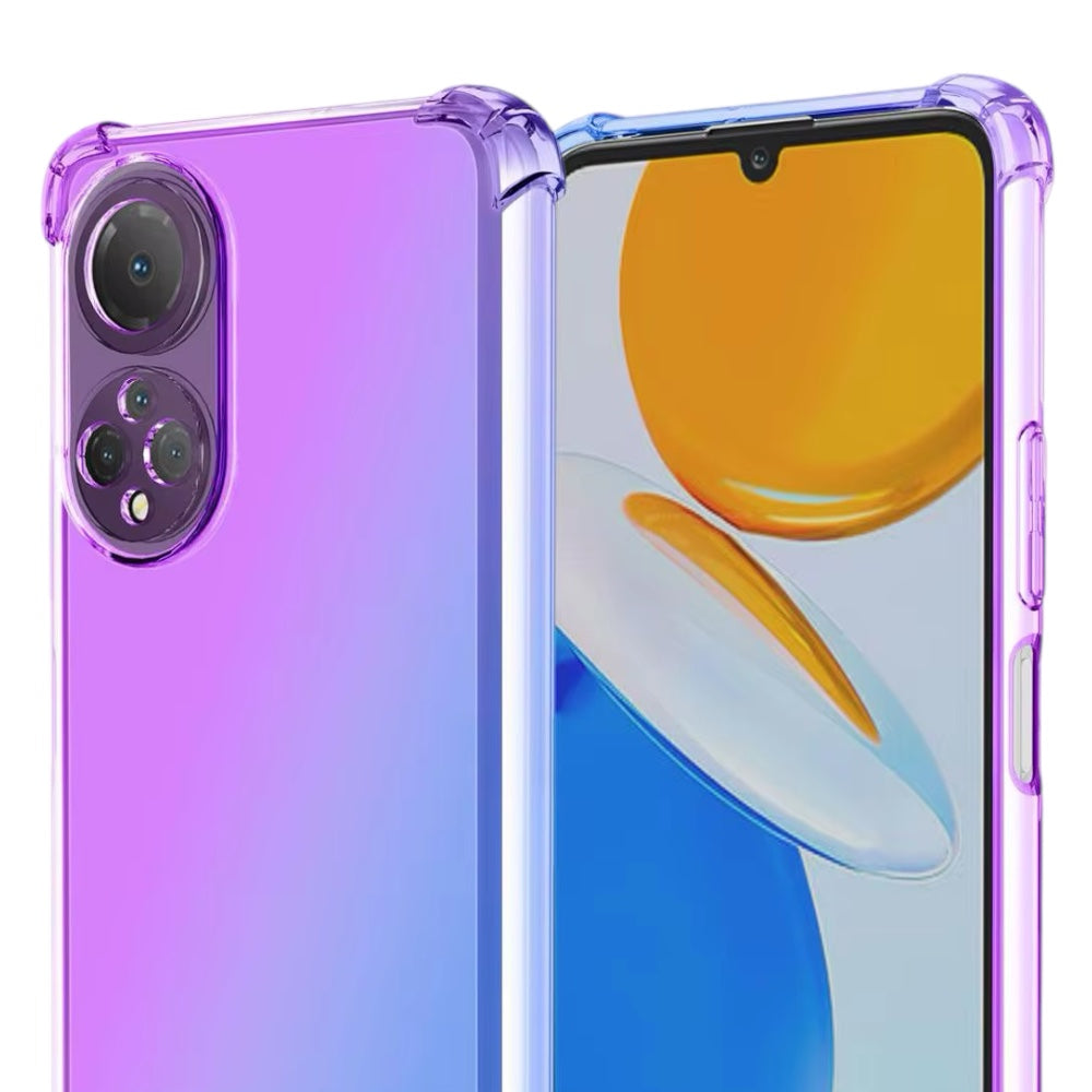 Transparente/Regenbogen Silikon Hülle/Case zum Umhängen (Inkl. Kordel) für Oppo Find X-Serie | ZITOCASES®