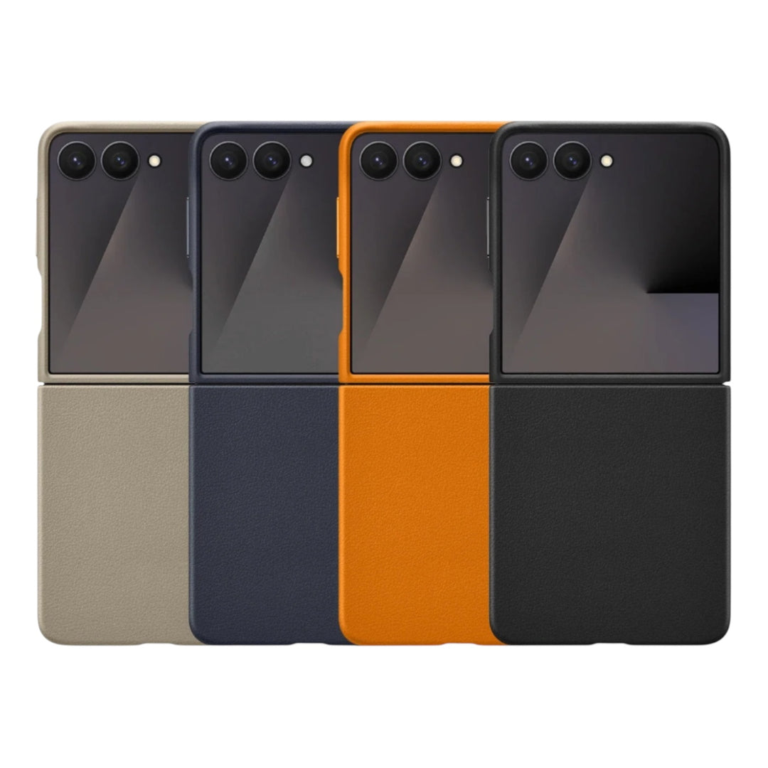 Dünne Kunstleder Hülle/Case für Samsung Galaxy Z Flip 7 FE, 7, 6, 5, 4, 3 | ZITOCASES®