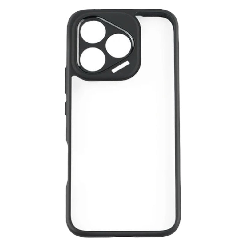 SALE | Honor 400 Lite | Transparente Silikon/Plastik Hülle/Case mit schwarzem Rahmen | ZITOCASES®