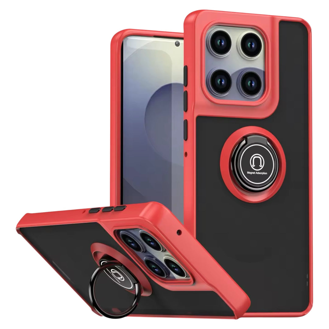 SALE | Motorola Edge 50 Ultra | Transparente Magnet/Ring Hülle/Case | ZITOCASES®