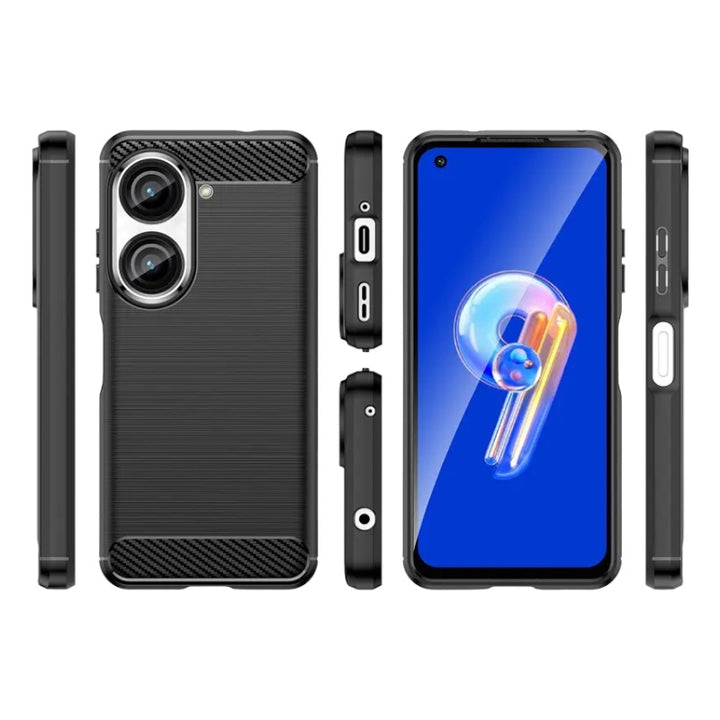 SALE | Asus ZenFone 10 | Edle Carbon Akzente Soft Hülle/Case | ZITOCASES®