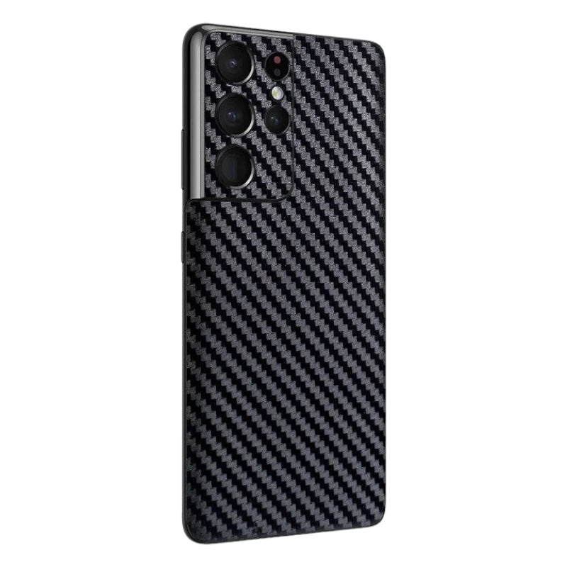 Carbon Optik Backcover/Rückseite Schutzfolie/Skin für Samsung S22, S21-Serie | ZITOCASES®