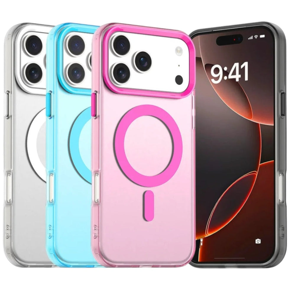 Matte/Transparente Neon MagSafe/Magnet Hülle/Case für iPhone 17 Pro, 17 Pro Max | ZITOCASES®