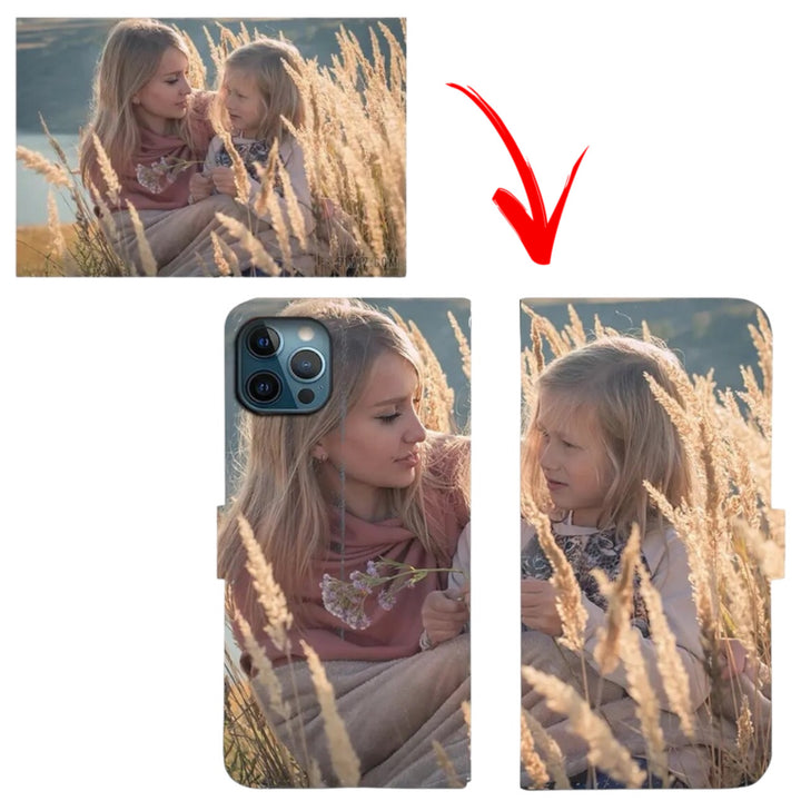 iPhone Klapp Hülle/Flip Case zum selbst gestalten [eigenes Foto/Motiv] | ZITOCASES®