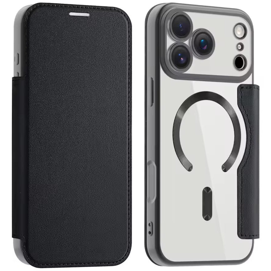 Bunte Kunstleder MagSafe/Magnet Klapp Hülle/Flip Case für iPhone 17 Pro, 17 Pro Max | ZITOCASES®