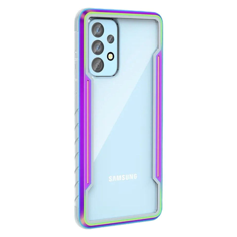 Transparente Plastik Hülle/Case mit Chrom/Regenbogen Rahmen für Samsung Galaxy S25, S25 Plus, S25 Ultra, S24, S24 Plus, S24 Ultra, S24 FE, S23 FE, S23, S23 Plus, S23 Ultra, S22, S22 Plus, S22 Ultra, S21 FE, S21, S21 Plus, S21 Ultra, S20, S20 Plus | ZITOCASES®