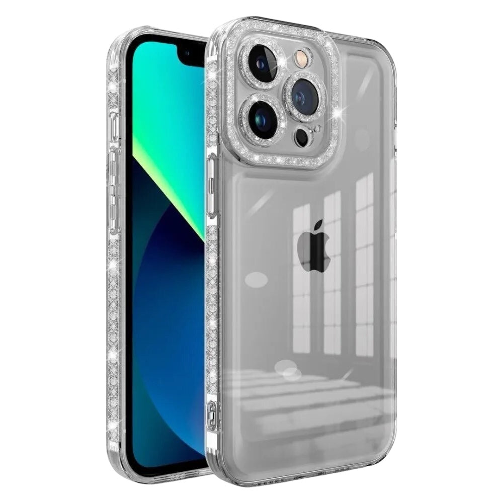 SALE | iPhone 15 Pro | Glitzer Akzente Silikon Hülle/Case | ZITOCASES®