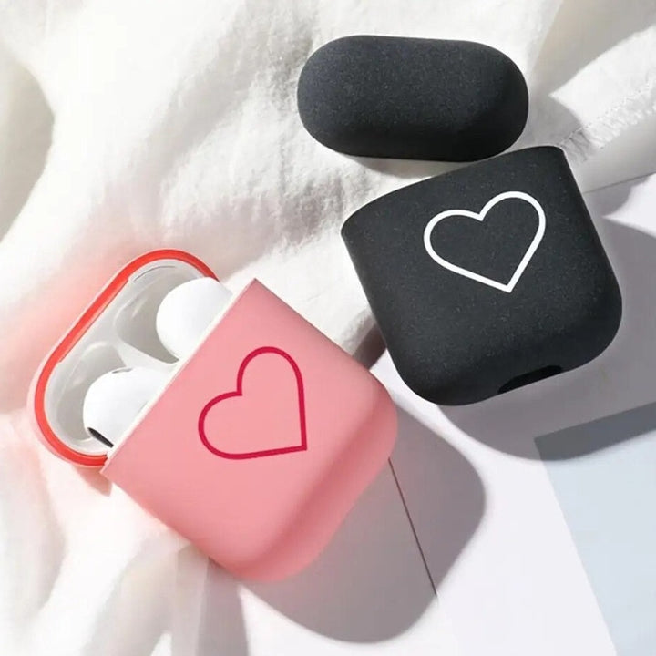 Herz Motiv Silikon Hülle/Case für AirPods 1, 2, 3, 4 | ZITOCASES®