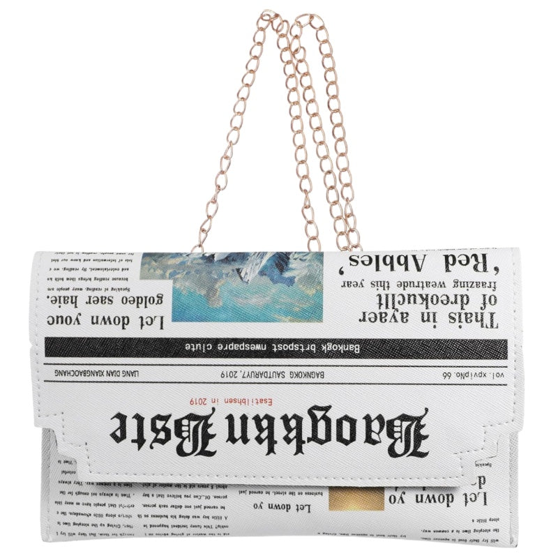 Zeitung/Newspaper Design Kunstleder Clutch/Tasche | ZITOCASES®