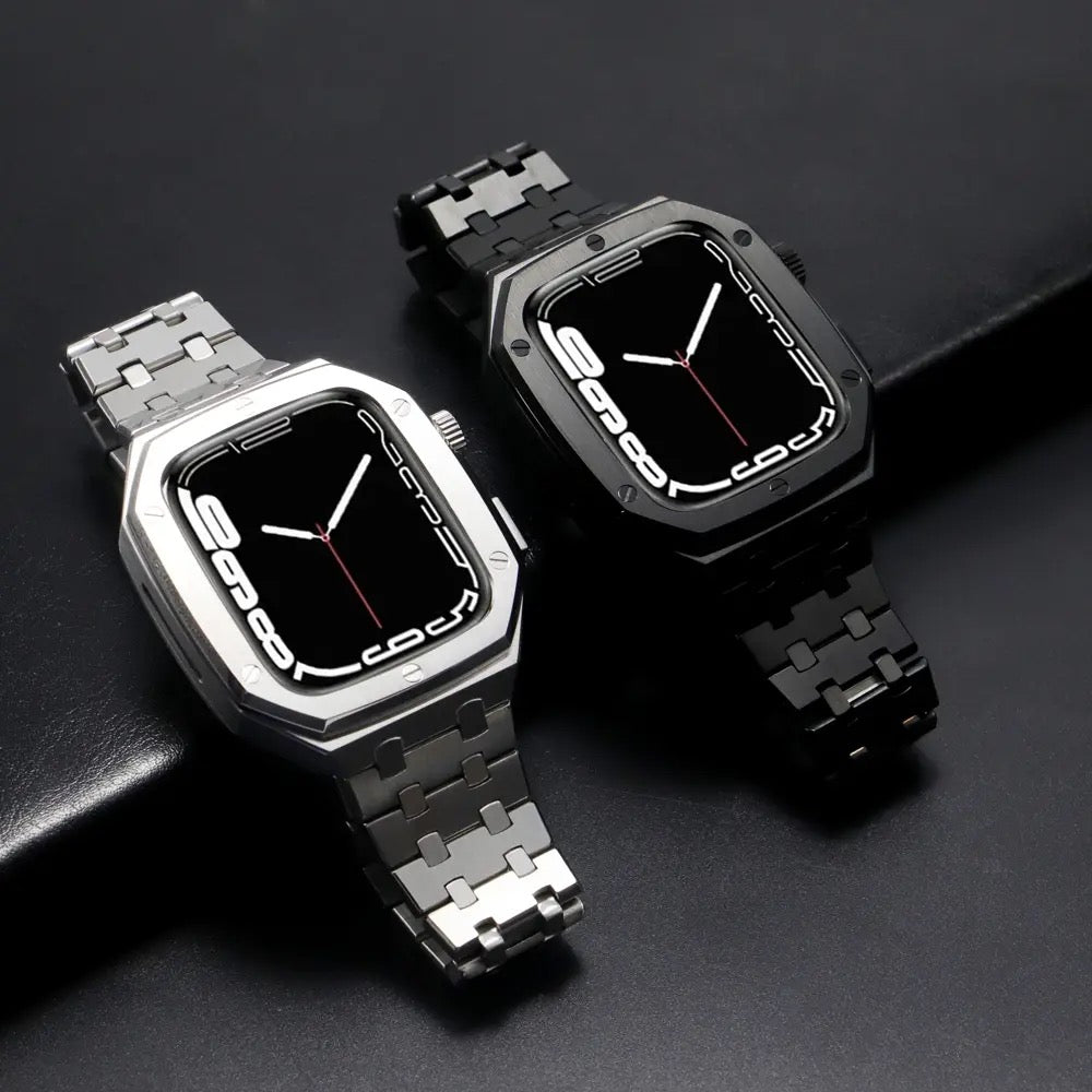 Edelstahl 2-in-1 Luxus-Gehäuse Hülle/Case inkl. Edelstahl Armband für Apple Watch | ZITOCASES®