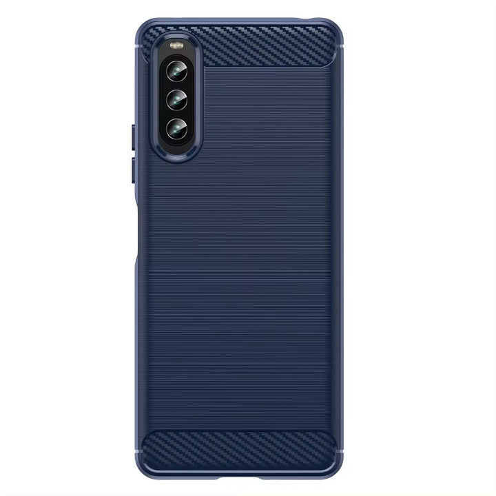 Edle Carbon Akzente Soft Hülle/Case verschiedene Farben für Sony Xperia 10, 10 III, 10 IV, 10 Plus, 10 V, 10 VI | ZITOCASES®