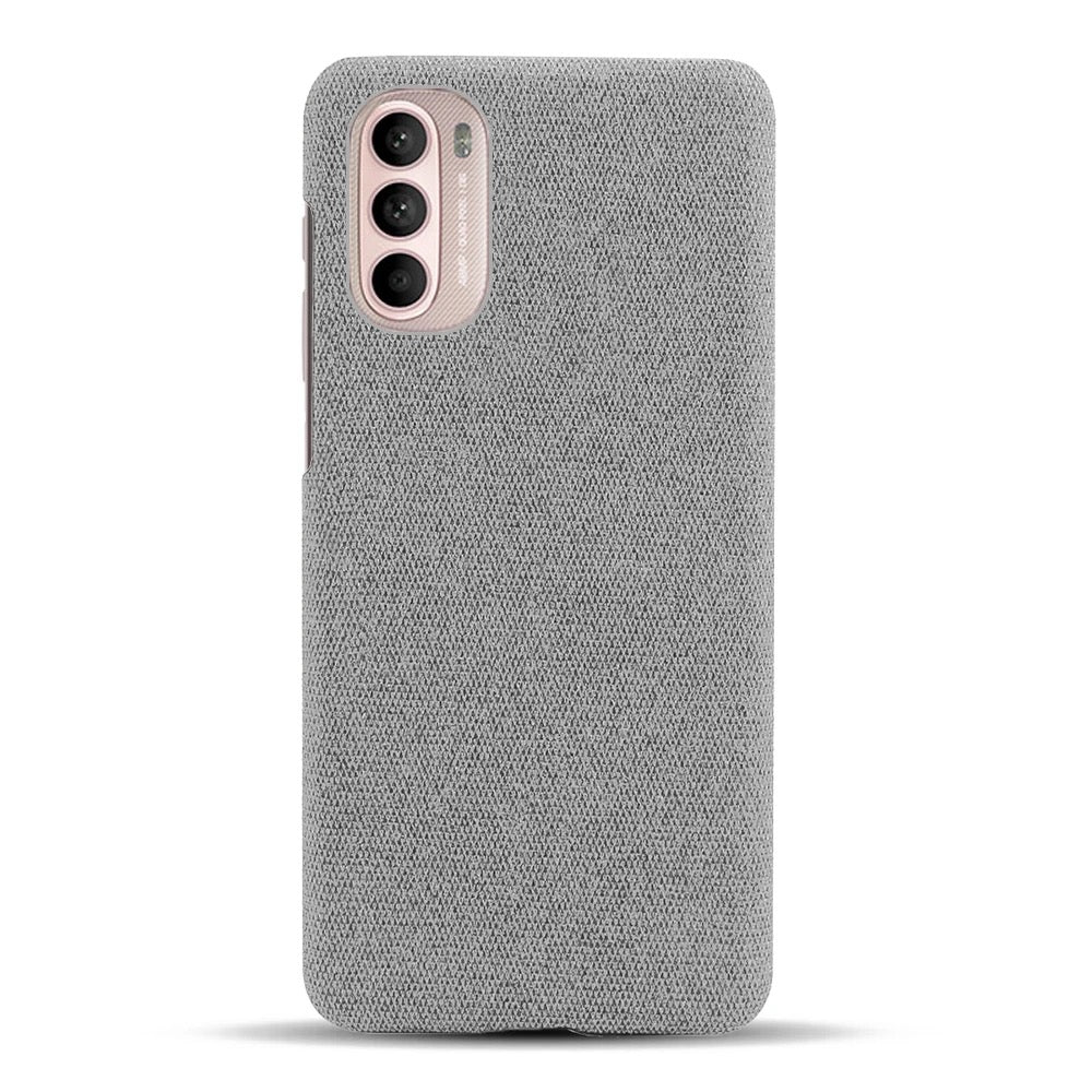 Stoff überzogene Soft Hülle/Case für Motorola Edge 50 Ultra, 50 Pro, 50 Fusion, 40 Neo, 40 Pro, 40, 30, 30 Neo, 30 Fusion, 30 Pro, 30 Ultra, G100, G84, G82, G73, G72, G62, G54, G53, G51, G50, G42, G34, G32, G31, G30, G23, G22, G20, G13, G10 | ZITOCASES®