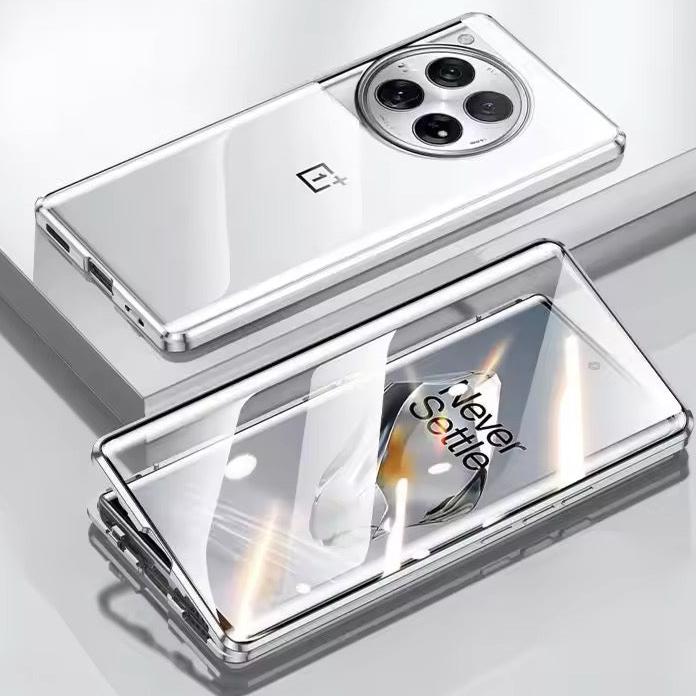 360° [KLARSICHT 9H-Glas] Aluminium Vollschutz Hülle/Case für OnePlus 12R, 12-Serie | ZITOCASES®