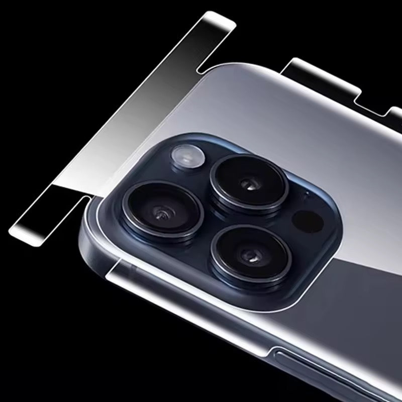 iPhone Transparente/Matte Backcover/Rückseite + Rahmen/Gehäuse Schutzfolie | ZITOCASES®