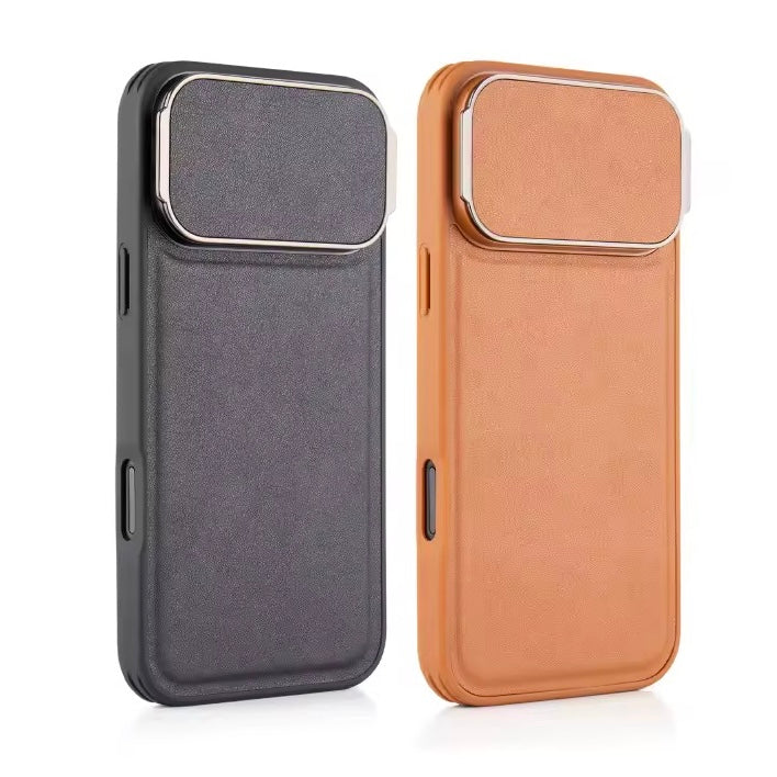 Kunstleder Hülle/Case mit klappbarer Kameraabdeckung für iPhone 17 Pro, 17 Pro Max | ZITOCASES®