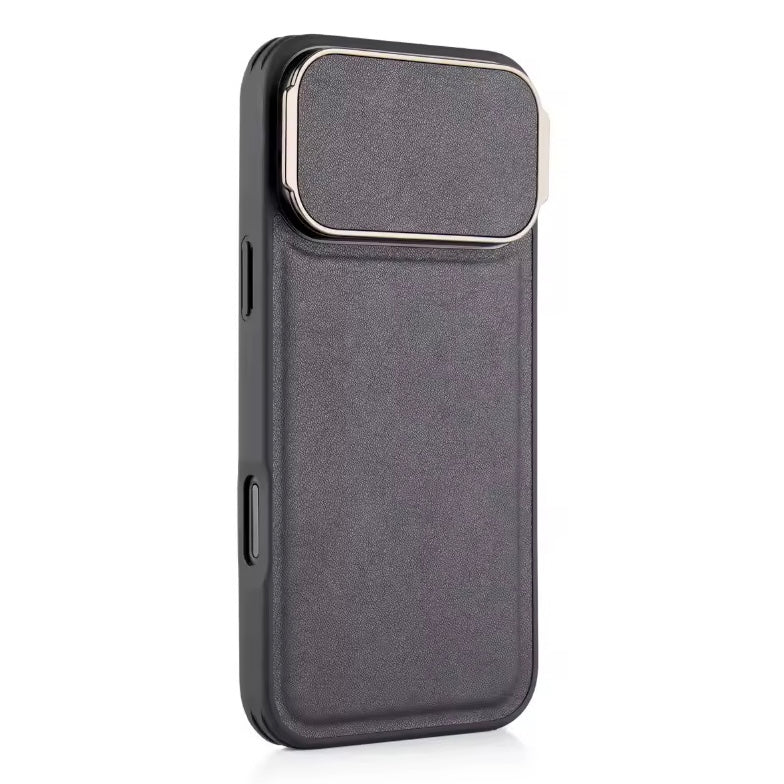 Kunstleder Hülle/Case mit klappbarer Kameraabdeckung für iPhone 17 Pro, 17 Pro Max | ZITOCASES®