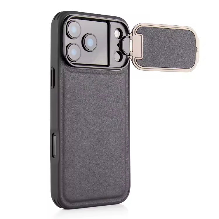 Kunstleder Hülle/Case mit klappbarer Kameraabdeckung für iPhone 17 Pro, 17 Pro Max | ZITOCASES®