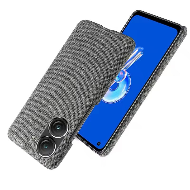 Stoff überzogene Soft Hülle/Case für Asus ZenFone 11 Ultra, 10, 9, 8, 7 Pro, 6 | ZITOCASES®