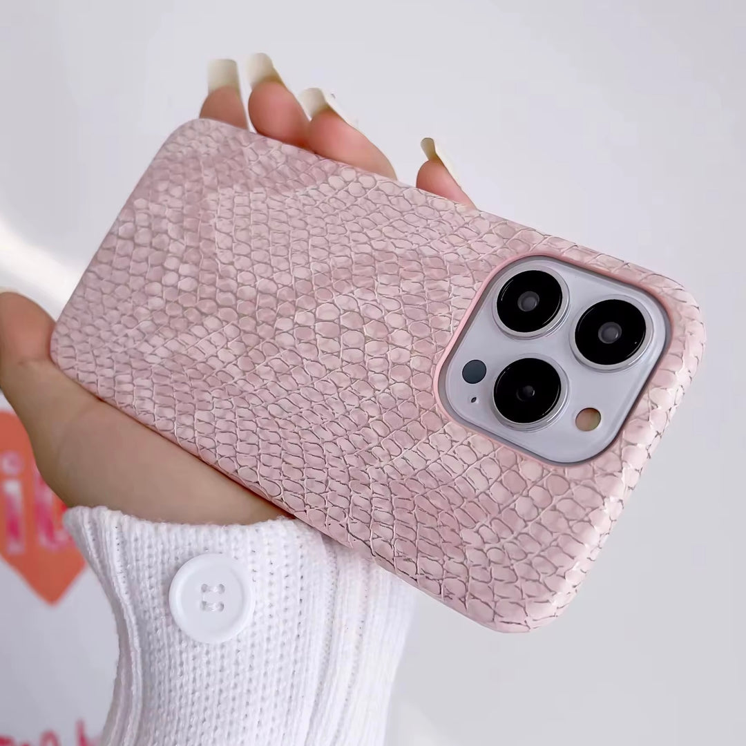 SALE | iPhone 12 | Schlangen-Leder Optik Kunstleder Hülle/Case | ZITOCASES®