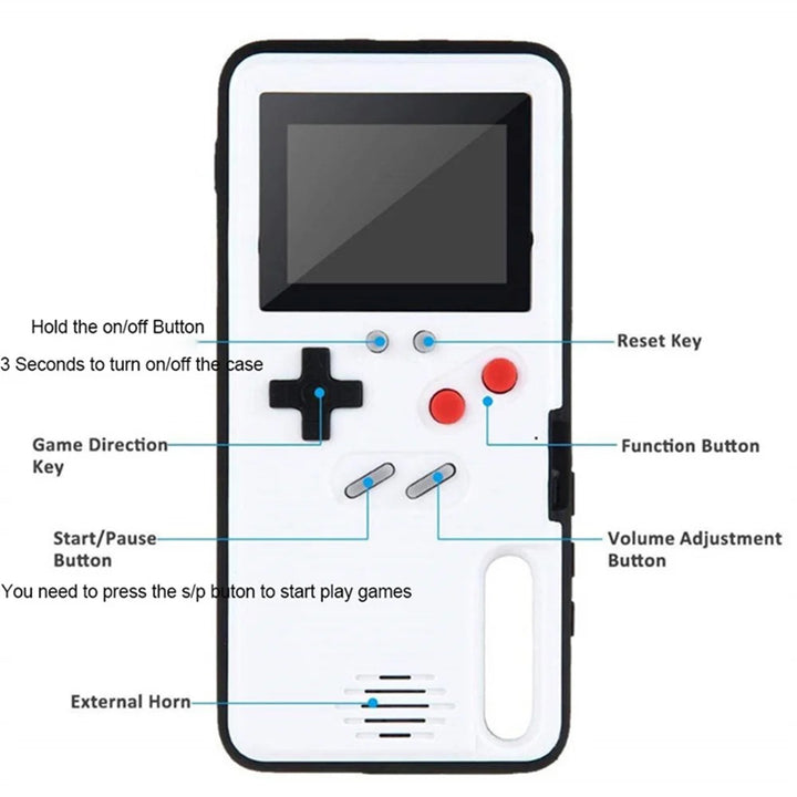 Gaming Hülle/Case inklusive 26 Spiele im Retro Gameboy Look für iPhone 16-Serie | ZITOCASES®