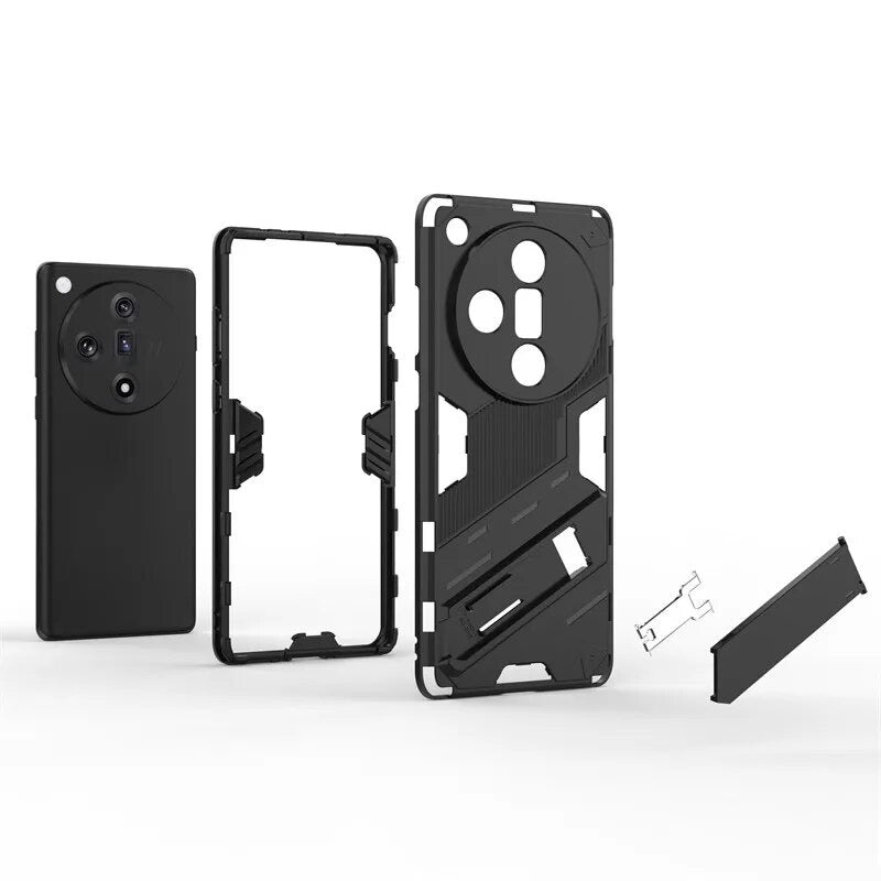 Robuste Outdoor Hülle/Case inkl. Ständer/Auflage für Oppo Reno 12, 12 Pro, 11, 11 Pro, 10, 10 Pro, 9, 9 Pro, 9 Pro Plus, 8, 8T, 8 Pro, 7, 7 Pro, 7 SE, A16, A16S, A54, A74, R9 Plus, R11, R11 Plus, R15, R15 Pro, Find X7, X7 Ultra, X6, X6 Pro, X5 | ZITOCASES®