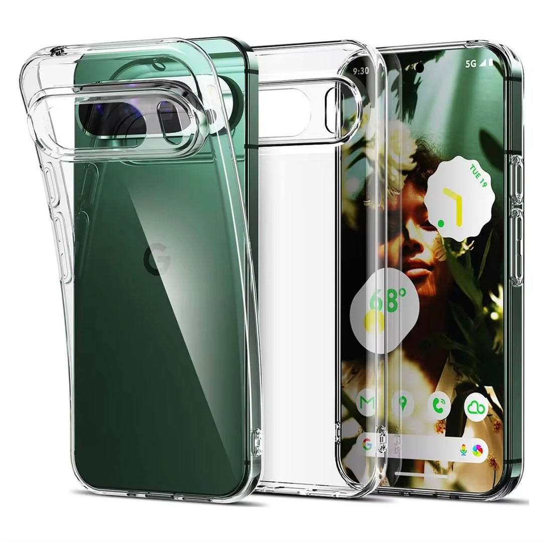 Transparente 1,5mm Soft Hülle/Case für Google Pixel 9, 9 Pro, 9 Pro XL, 9A, 8, 8 Pro, 8A, 7, 7 Pro, 7A, 6, 6A, 6 Pro, 5, 4, 4 XL, 4A, 3, 3 Xl, 3A, 3A XL | ZITOCASES®