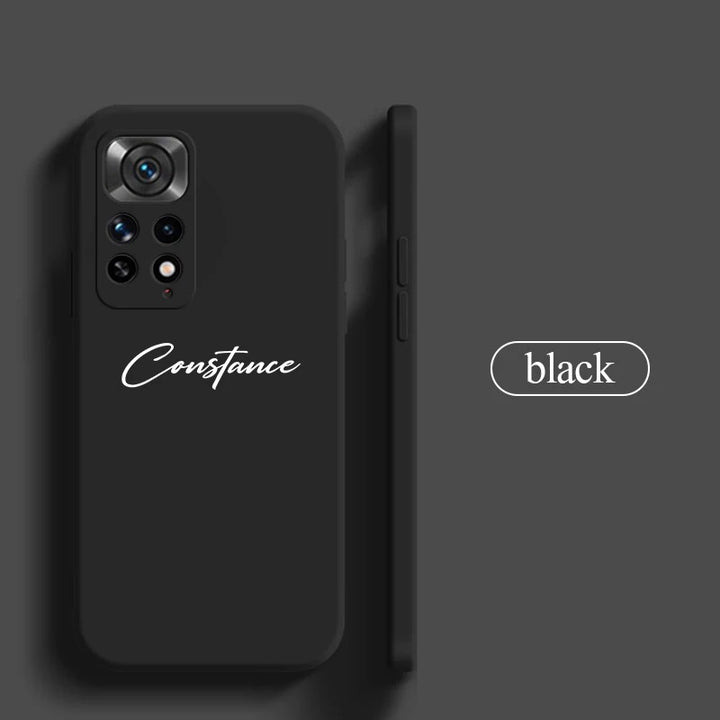 Personalisierte Silikon Hülle/Case mit individuellem Namen/Wort für Xiaomi | ZITOCASES®