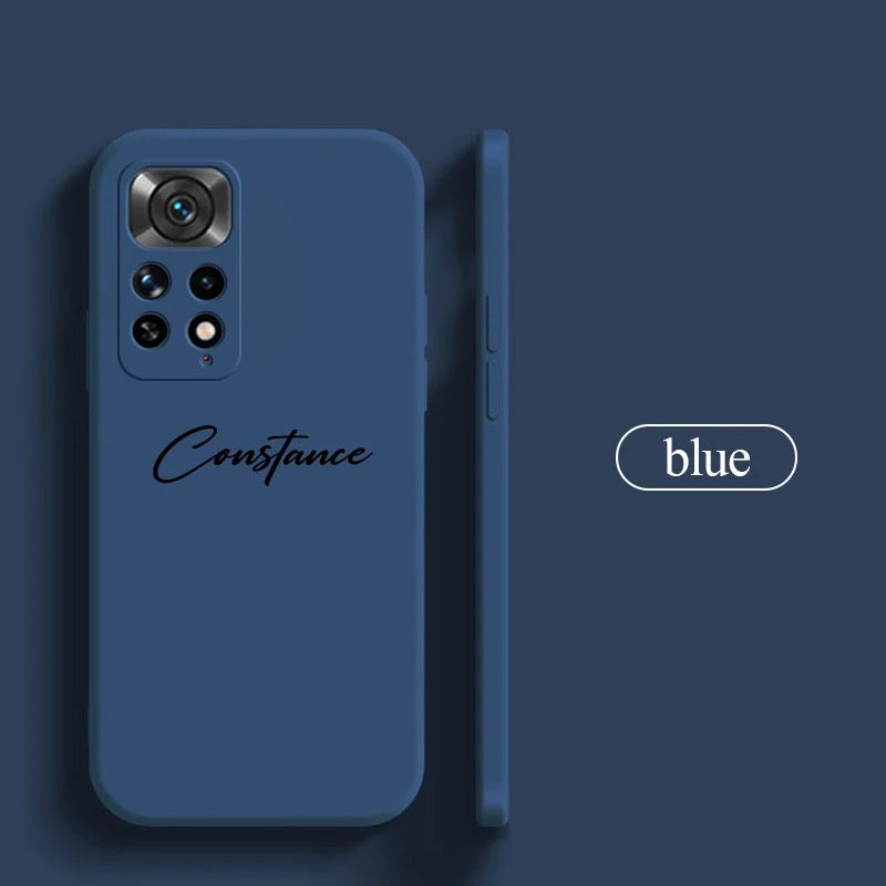 Personalisierte Silikon Hülle/Case mit individuellem Namen/Wort für Xiaomi | ZITOCASES®