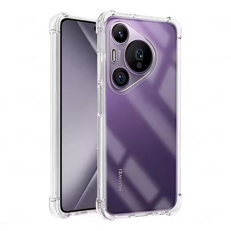 Transparente Airbag Silikon Hülle/Case für Huawei Pura 70, 70 Pro, 70 Ultra, P60 Pro, P50, P50 Pro, P40, P40 Pro, P40 Lite, P30, P30 Lite, P30 Pro, P20, P20 Lite, P20 Pro, Mate 60 Pro, 50 Pro, 40 Pro, 30 Pro, 20, 20 Lite, 20 Pro, Nova 12s, 12i, 12 SE | ZITOCASES®