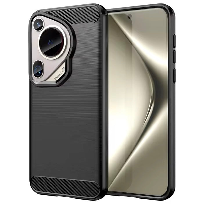 Edle Carbon Akzente Soft Hülle/Case verschiedene Farben für Huawei Pura 70, 70 Pro, 70 Ultra, P60 Pro, P50, P50 Pro, P40, P40 Pro, P40 Lite, Mate 60 Pro, 50 Pro, 40 Pro, Nova 12s, 12i, 12 SE | ZITOCASES®