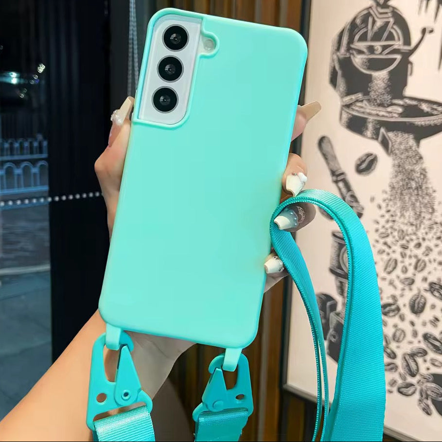 SALE | Samsung Galaxy S25 Plus | Silikon Hülle/Case zum Umhängen (Inkl. Kordel) | ZITOCASES®