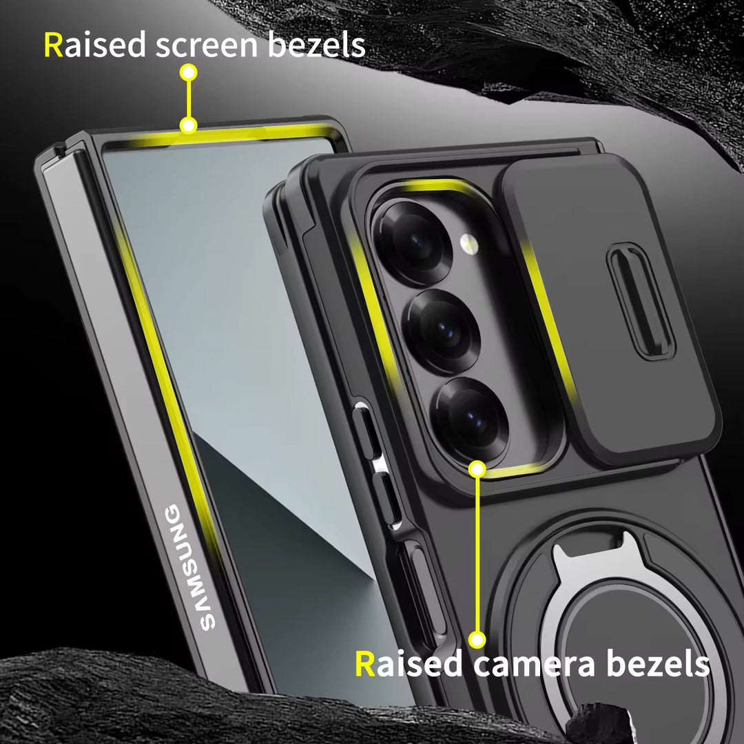 Outdoor MagSafe/Magnet Kamera Schutz Hülle/Case inkl. Ständer/Auflage für Samsung Galaxy Z Fold 7, 6, 5, 4, 3, 2 | ZITOCASES®