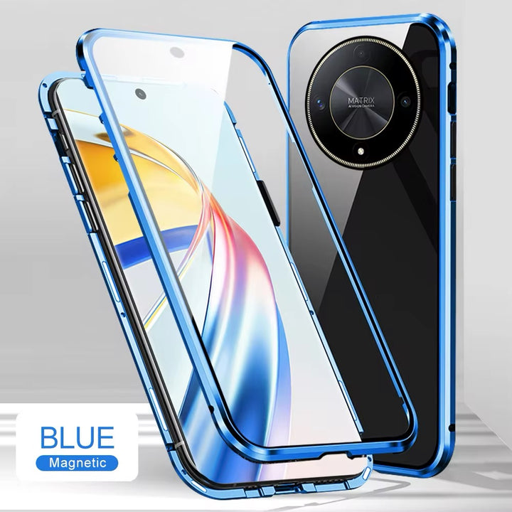 360° [KLARSICHT 9H-Glas] Aluminium Vollschutz Hülle/Case für Honor Magic 6, 5, 4-Serie | ZITOCASES®