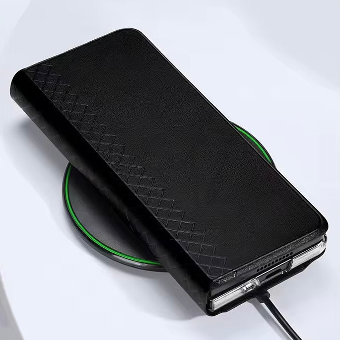Karierte Kunstleder Klapp Hülle/Flip Case für Samsung Galaxy Z Fold 7, 6, 5, 4, 3, 2 | ZITOCASES®