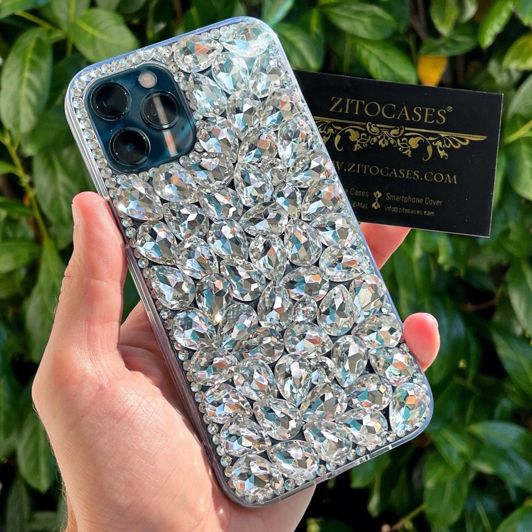 3D Diamant Hülle/Case für iPhone 16, 16 Plus, 16 Pro, 16 Pro Max, 16e, 15, 15 Plus, 15 Pro, 15 Pro Max, 14, 14 Plus, 14 Pro, 14 Pro Max, 13, 13 Pro, 13 Pro Max, 13 Mini, 12, 12 Pro, 12 Pro Max, 12 Mini, SE, 11, 11 Pro, 11 Pro Max | ZITOCASES®