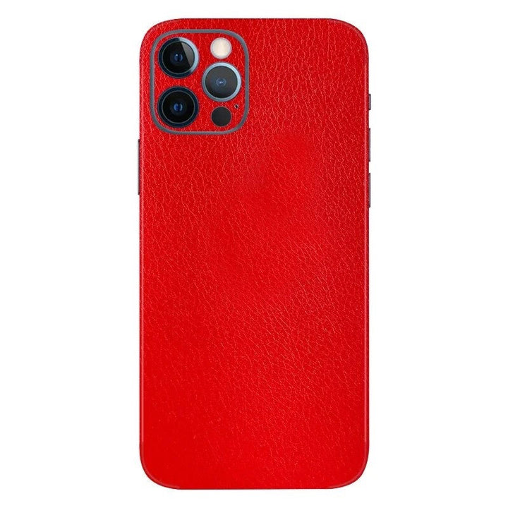 Leder Optik Backcover/Rückseite Schutzfolie/Skin für iPhone 16, 15, 14, 13-Serie | ZITOCASES®