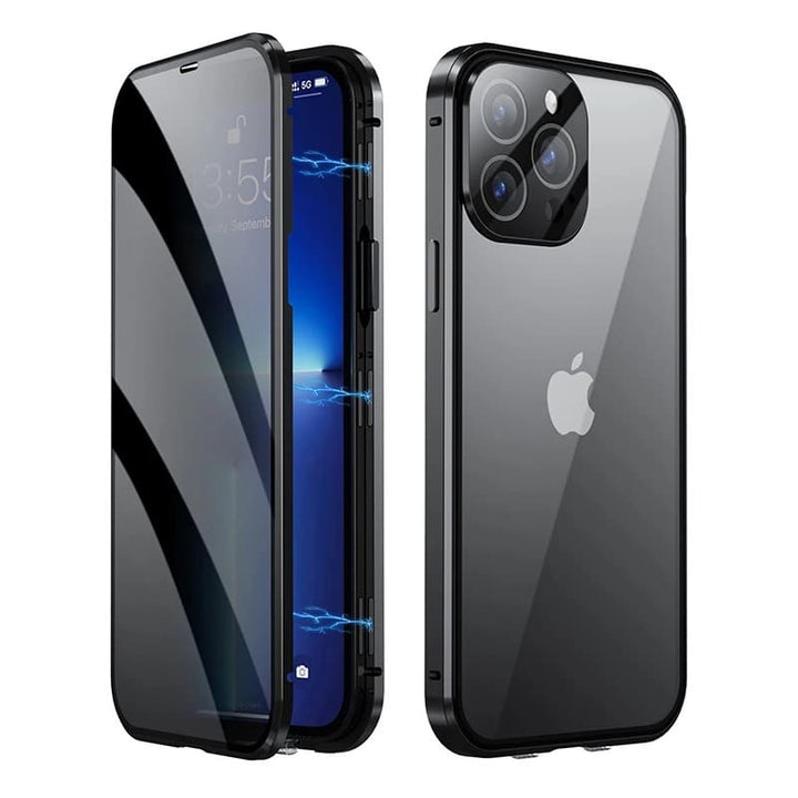 360° [SICHTSCHUTZ 9H-Glas] Aluminium Vollschutz Hülle/Case für iPhone 16, 15-Serie | ZITOCASES®