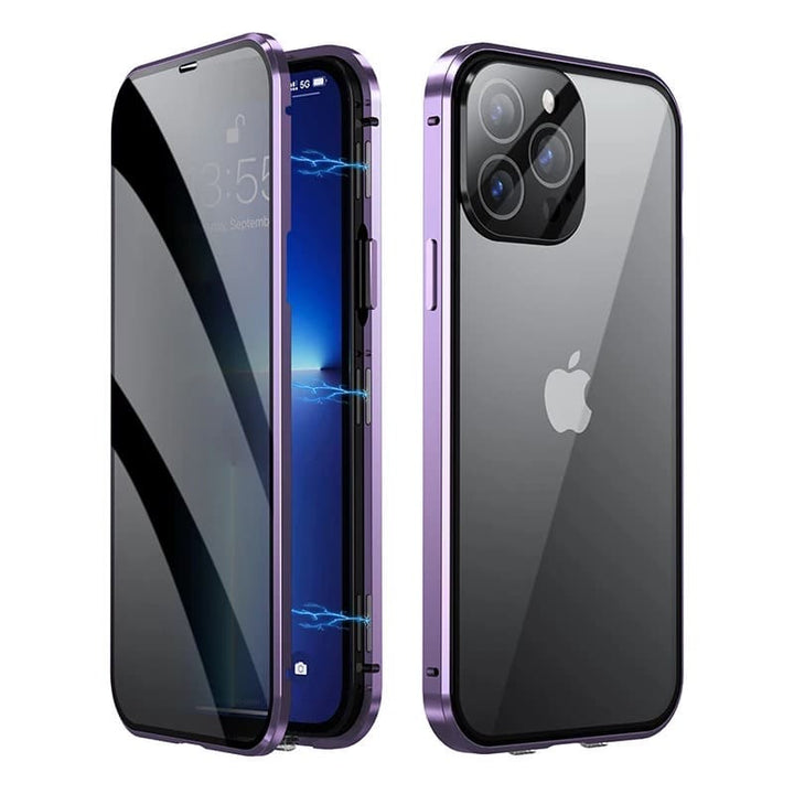 360° [SICHTSCHUTZ 9H-Glas] Aluminium Vollschutz Hülle/Case für iPhone 16, 15-Serie | ZITOCASES®