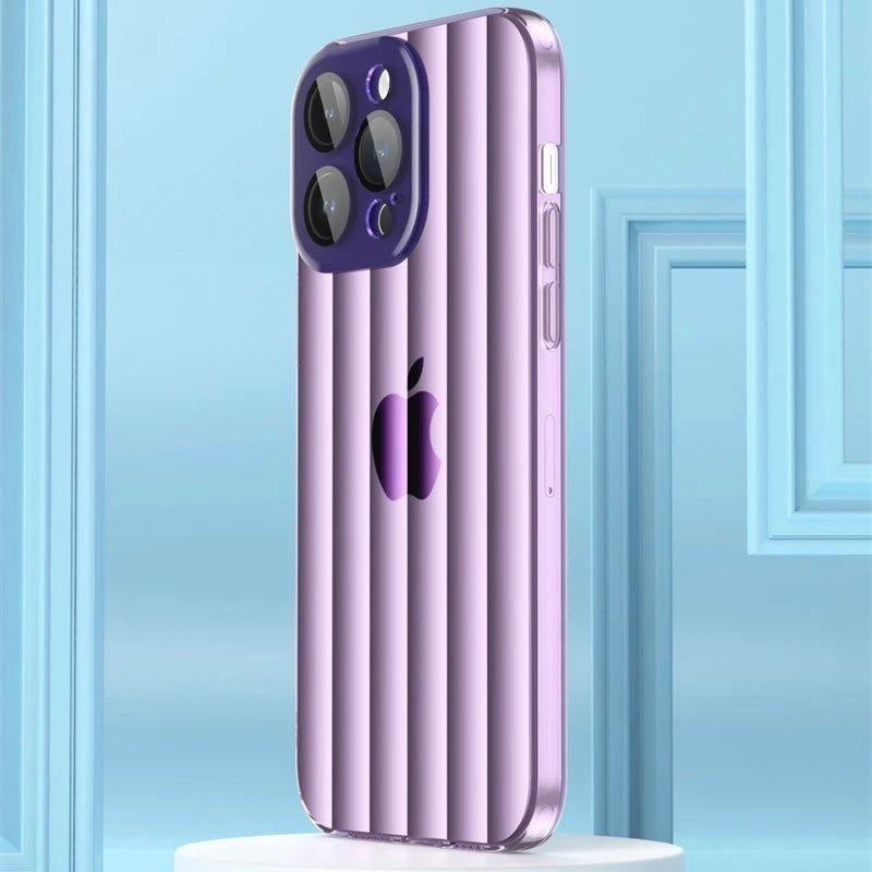 Gestreifte 3D-Effekt Hülle/Case für iPhone 16, 15, 14, 13-Serie | ZITOCASES®