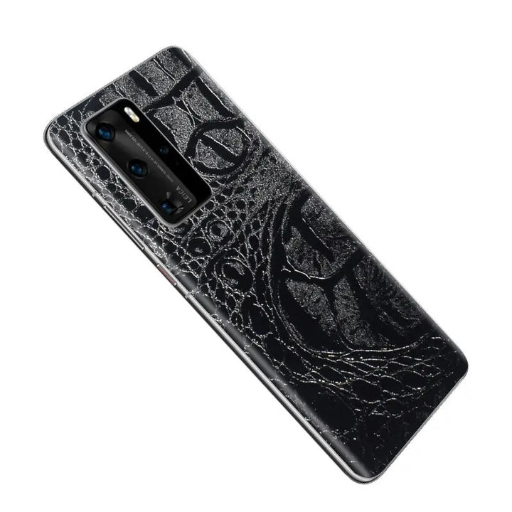 Krokodil-Leder Optik Backcover/Rückseite Schutzfolie/Skin für Huawei | ZITOCASES®