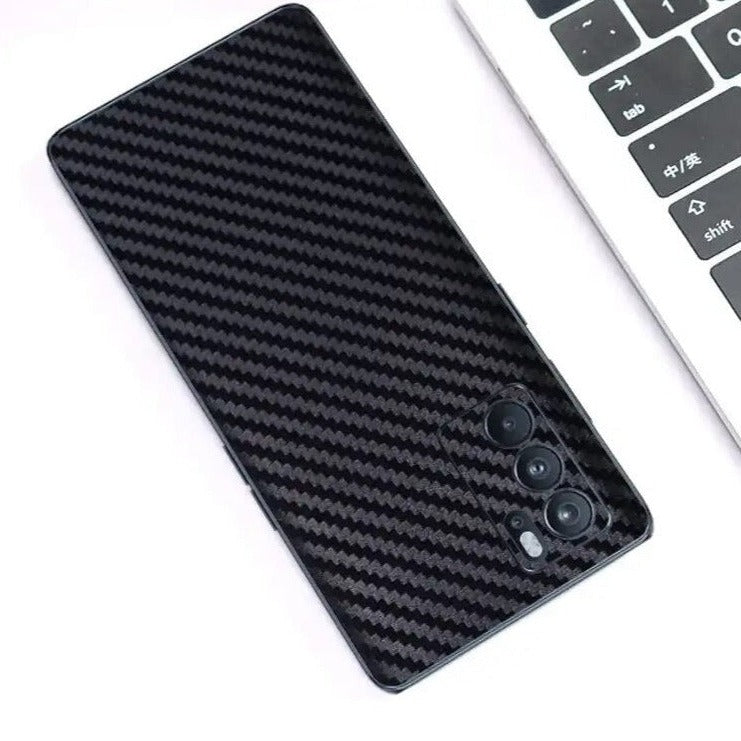 Carbon Optik Backcover/Rückseite Schutzfolie/Skin für Oppo Reno 13, 12, 11, 10-Serie | ZITOCASES®