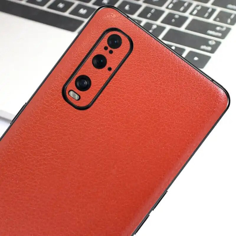 Leder Optik Backcover/Rückseite Schutzfolie/Skin für Oppo Reno 13, 12, 11, 10, 9, 8, 7-Serie | ZITOCASES®