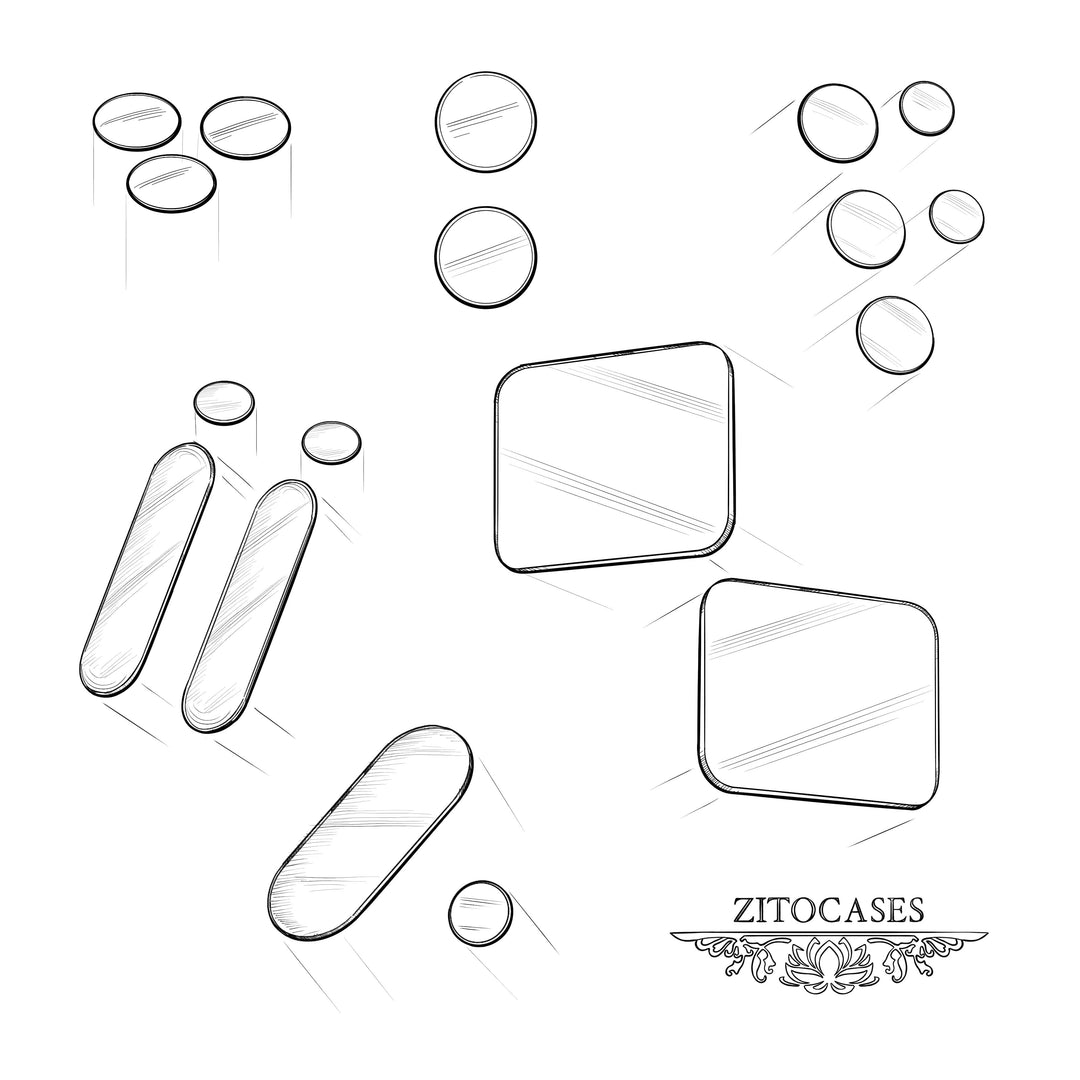 Kamera Schutzgläser nach Maß - Sonderanfertigung - Größe/Design/Form nach Wunsch/Vorgabe | ZITOCASES®