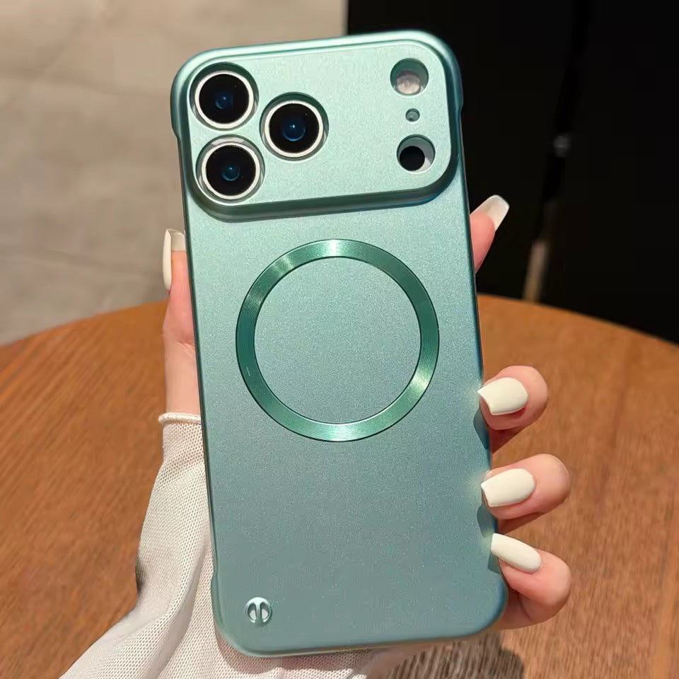 Rahmenlose Hartplastik MagSafe/Magnet Hülle/Case für iPhone 18 Pro, 18 Pro Max