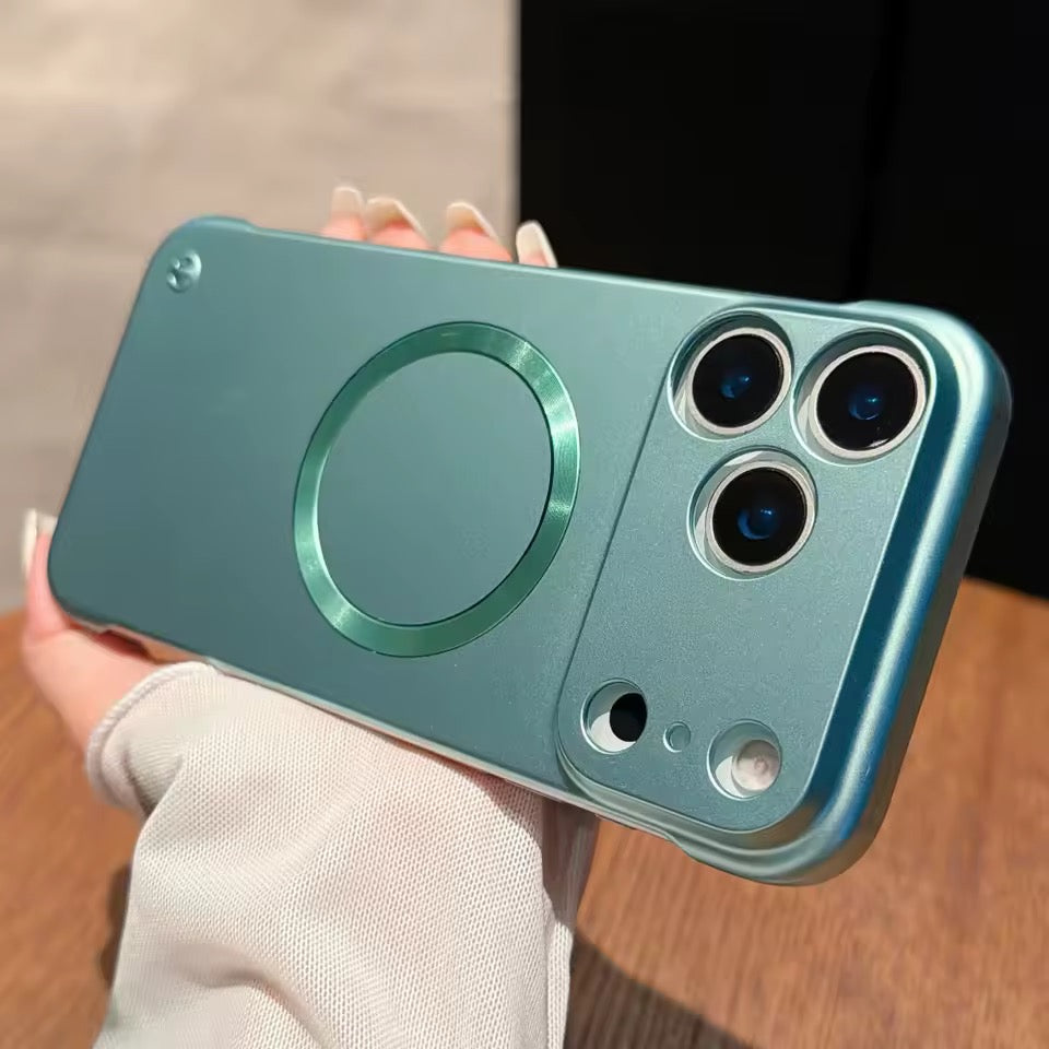 Rahmenlose Hartplastik MagSafe/Magnet Hülle/Case für iPhone 18 Pro, 18 Pro Max