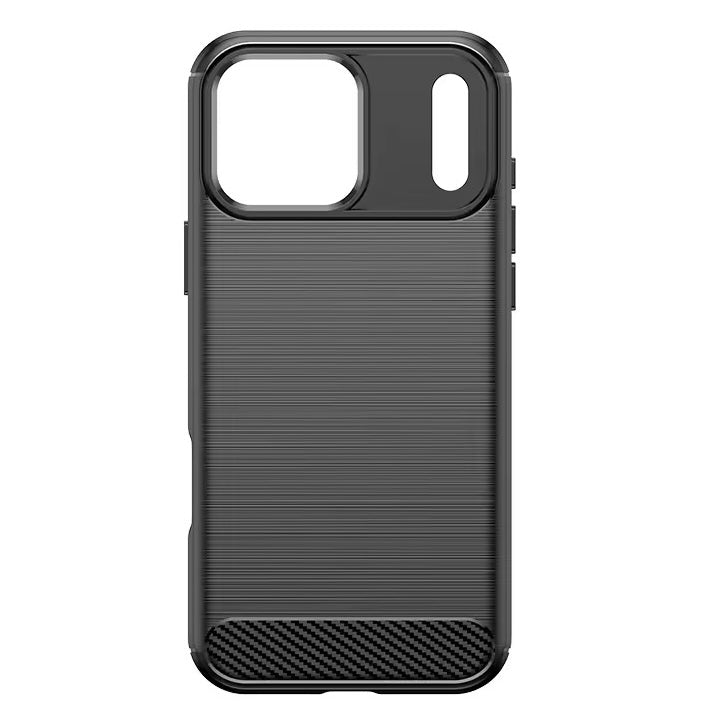 Metallstruktur/Carbon Optik Silikon Hülle/Case für iPhone 17 Pro, 17 Pro Max | ZITOCASES®